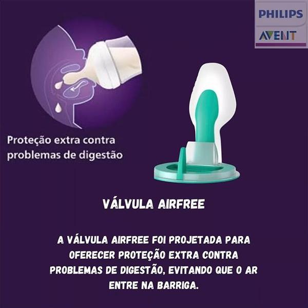 Imagem de Mamadeira Pétala 3.0 Sistema Air Free 260ml 1m+ Bico Nº 3 - Philips Avent