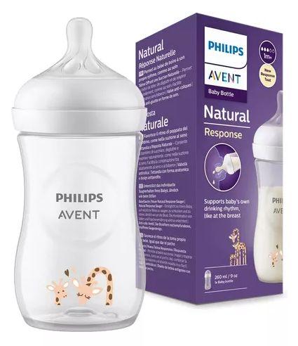 Imagem de Mamadeira Pétala Avent 125ml e 260ml Girafa kit 