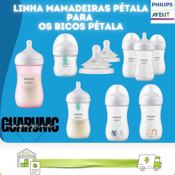 Imagem de Mamadeira Pétala Girafa3.0 260ML Philips Avent + bico n3 SCY903/66