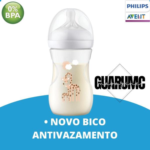 Imagem de Mamadeira Pétala Girafa3.0 260ML Philips Avent + bico n3 SCY903/66