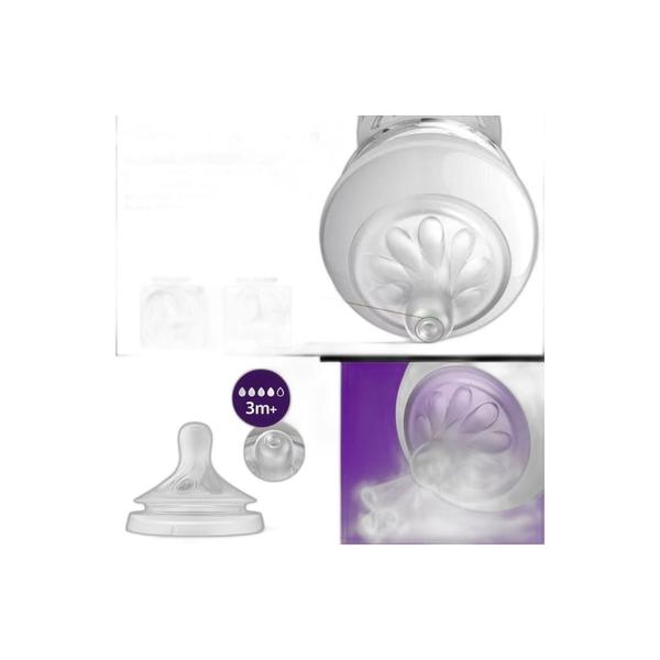 Imagem de Mamadeira Philips Avent 330ml Pétala n3 Transparente