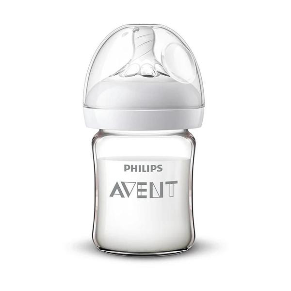 Imagem de Mamadeira Philips Avent de Vidro de Borosilicato - 160ml e 240ml - Anti-Asfixia