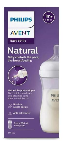 Imagem de Mamadeira Philips Avent Pétala 3.0 260ml Transparente