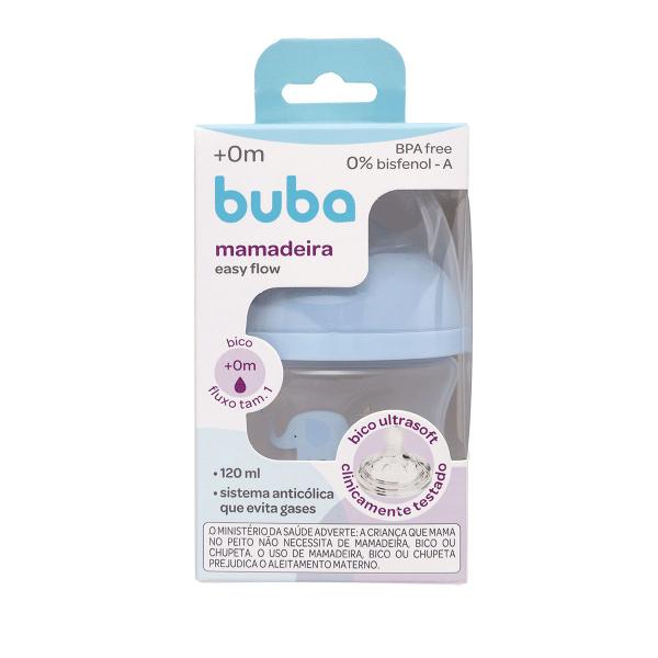 Imagem de Mamadeira Recem Nascido Anticólica 120ml com Bico Silicone Ultrasoft Buba