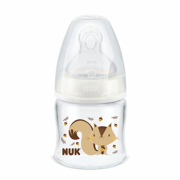 Imagem de Mamadeira Recém Nascidos First Choice Esquilo 90ml - Nuk