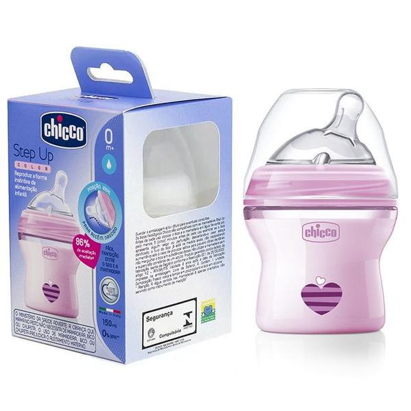 Imagem de Mamadeira Step Up 150ml Fluxo Normal Rescém Nascido Menino Menina 0m+ Chicco