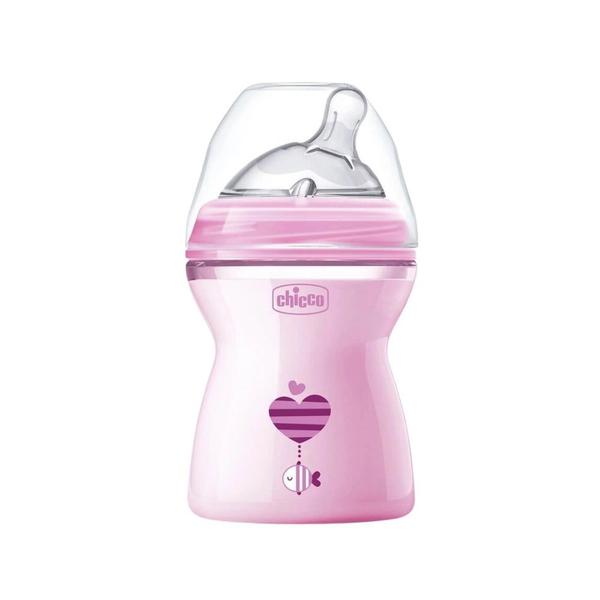 Imagem de Mamadeira step up 250ml fluxo medio (0m+) rosa - chicco