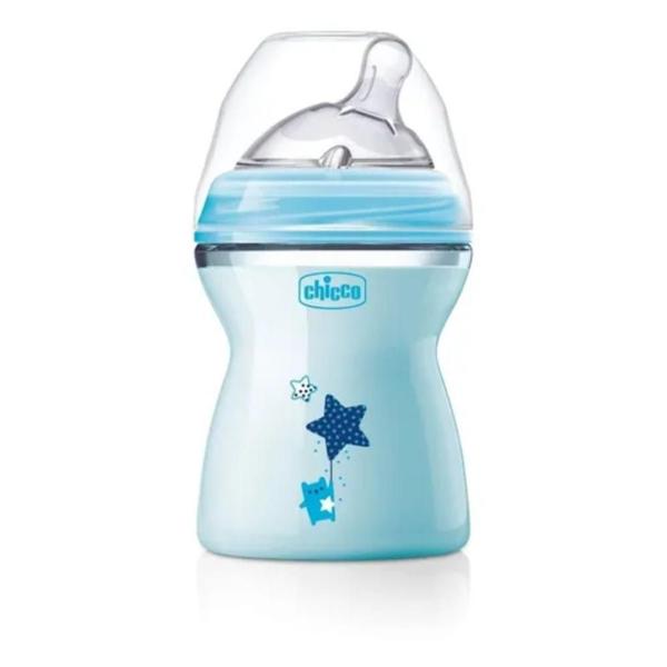 Imagem de Mamadeira Step Up 2M+ 250ML Fluxo Médio Chicco Azul