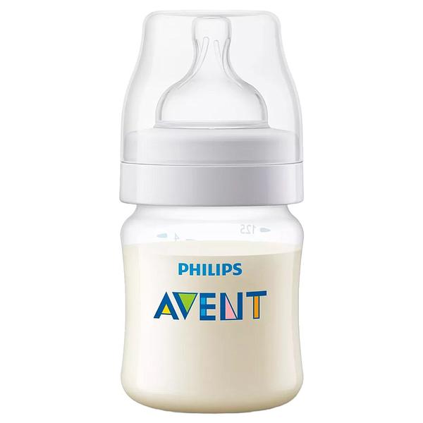 Imagem de Mamadeira Transparente Philips Avent 125ml Bico 1