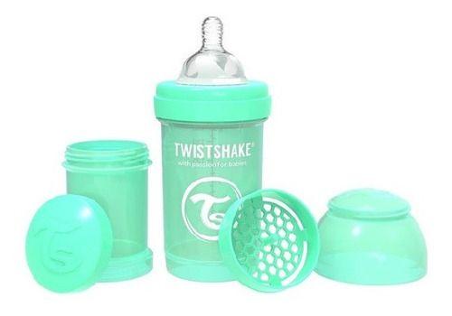 Imagem de Mamadeira Twistshake Anti-cólica 180ml +0m - Cores Pastéis