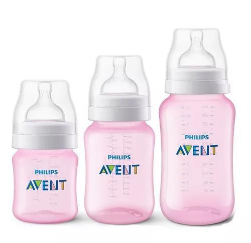 Imagem de Mamadeiras Anti-Colic Rosa 125ml/260ml/330ml - Philips Avent