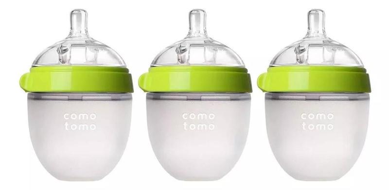 Imagem de Mamadeiras Comotomo Baby Bottle Verde 150 Ml - Pack Com 3