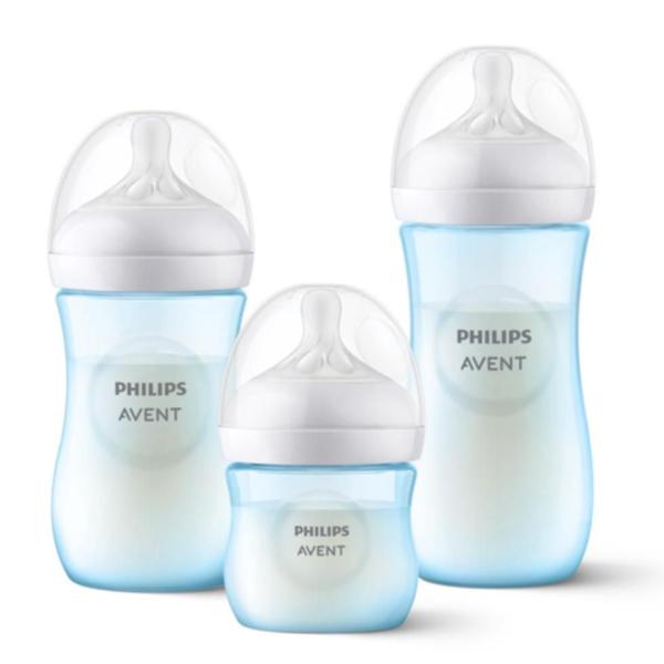 Imagem de Mamadeiras Pétala 3.0 Azul Triplo Pack 125/260/330ml - Avent