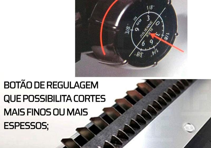 Imagem de Mandolim Manual Cortador Ralador E Fatiador De Legumes