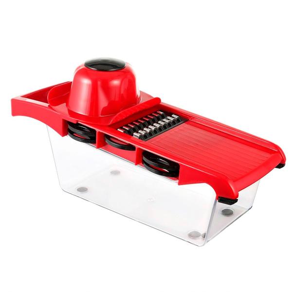 Mandolina Ralador Manual Para Cortar Verduras Frutas E Legumes - HIGA Imagem de Mandolina Ralador Manual Para Cortar Verduras Frutas E Legumes