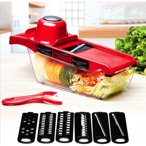 Imagem de Mandoline Fatiador Profissional Cozinha Slicer Aço Inox