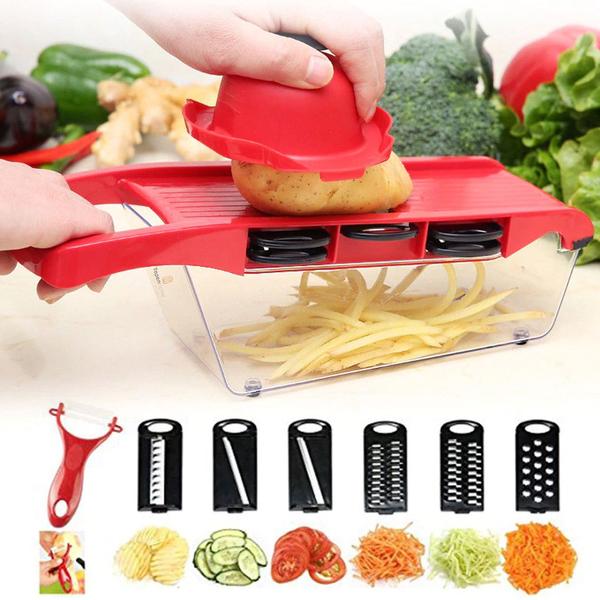 Imagem de Mandoline Fatiador Profissional Cozinha Slicer Aço Inox