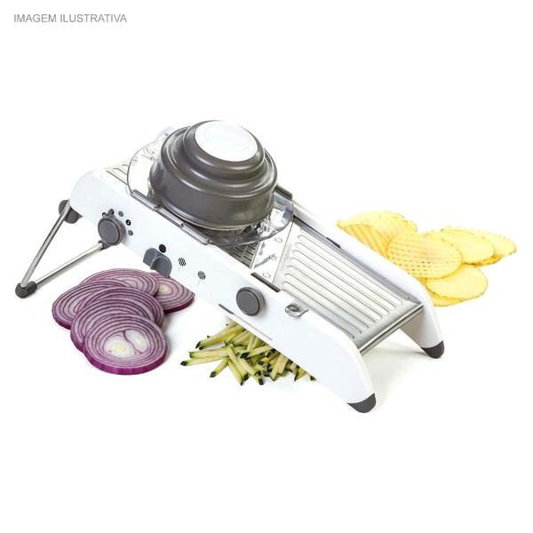 Mandoline Inox Profissional Ajustável Progressive Imagem de Mandoline Inox Profissional Ajustável Progressive