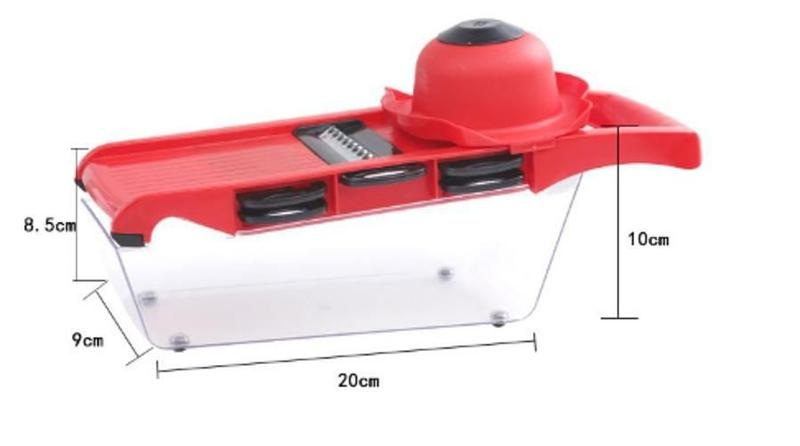 Mandoline Slicer Nicer Fatiador Cortador De Legumes 6 Em 1 - Lip Imagem de Mandoline Slicer Nicer Fatiador Cortador De Legumes 6 Em 1