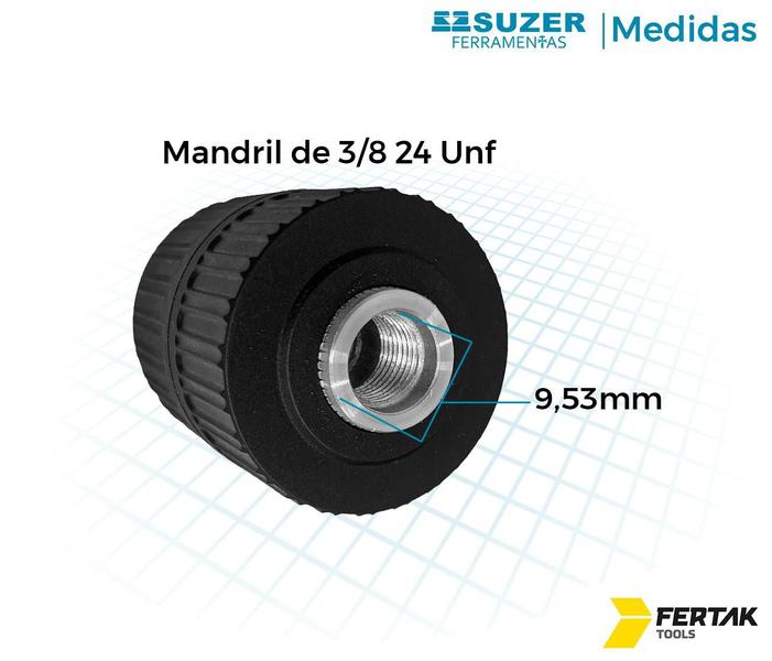 Imagem de Mandril Aperto Rápido 10mm Parafusadeira Pfv 012i Vonder