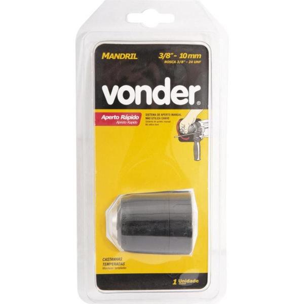 Mandril de Aperto Rápido 10mm 3/8" Rosca 3/8" - 66.70.210.380 - VONDER Imagem de Mandril de Aperto Rápido 10mm 3/8" Rosca 3/8" - 66.70.210.380 - VONDER