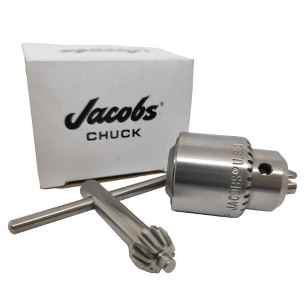 Imagem de Mandril Jacobs EUA 1BM 1/4" - 3/8X24" Inox Original