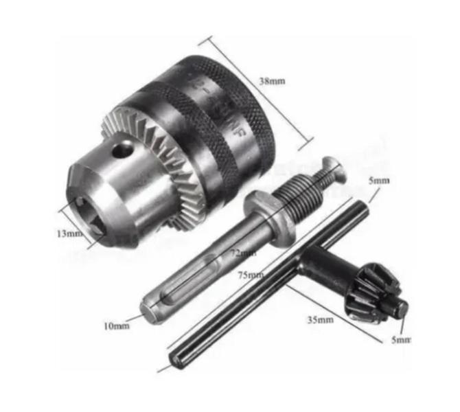 Imagem de Mandril Meia Adaptador Sds Plus Martelete Gamma Bosch Makita