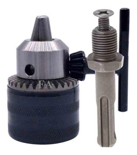 Imagem de Mandril Para Furadeira Parafusadeira 1/2 Polegadas 20Unf  Adaptador Sds Plus Martelete Compativel Makita Bosch Dewalt