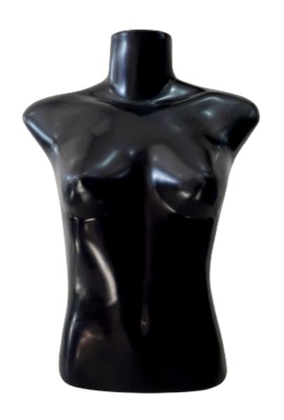 Imagem de Manequim feminino adulto (busto slim p.36) na cor preto.