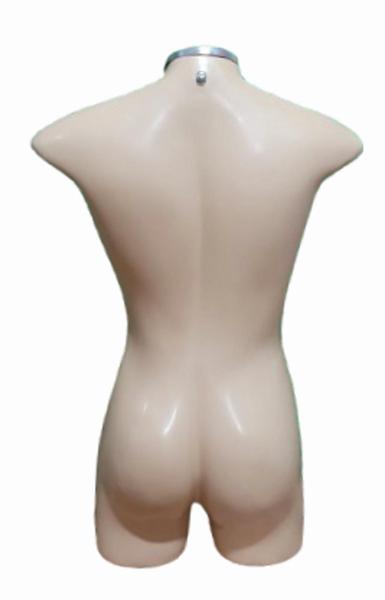 Manequim feminino adulto (meio corpo jó N.36) bege com tampa e pedestal H na cor Rose - Ksouza manequins Imagem de Manequim feminino adulto (meio corpo jó N.36) bege com tampa e pedestal H na cor Rose
