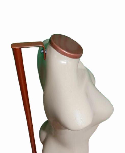 Manequim feminino adulto (meio corpo jó N.36) bege com tampa e pedestal H na cor Rose - Ksouza manequins Imagem de Manequim feminino adulto (meio corpo jó N.36) bege com tampa e pedestal H na cor Rose