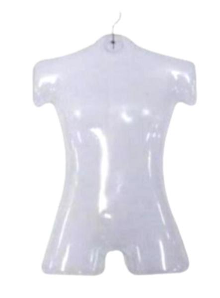 Manequim infantil (cabide silhueta unissex) transparente com gancho de metal kit 6 peças. - Ksouza manequins Imagem de Manequim infantil (cabide silhueta unissex) transparente com gancho de metal kit 6 peças.