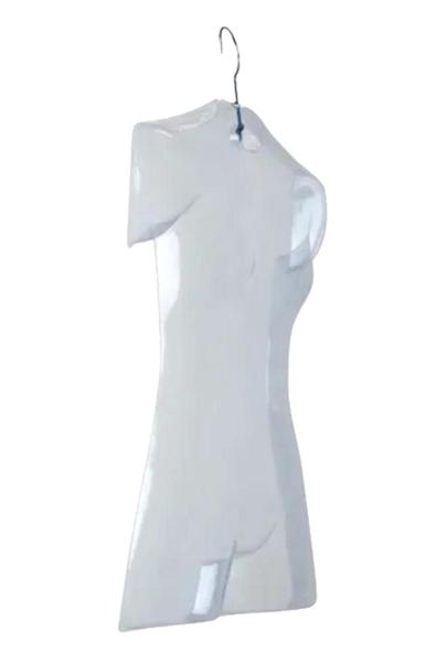 Manequim infantil (cabide silhueta unissex) transparente com gancho de metal kit 6 peças. - Ksouza manequins Imagem de Manequim infantil (cabide silhueta unissex) transparente com gancho de metal kit 6 peças.