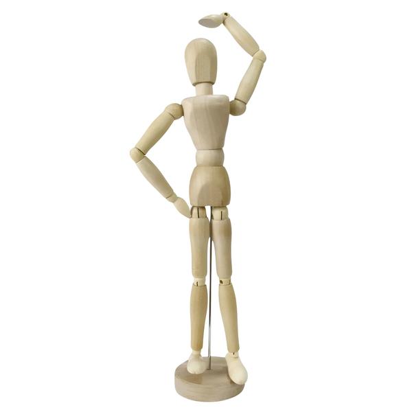 Manequim Sinoart Articulado para Desenho Feminino 30cm Imagem de Manequim Sinoart Articulado para Desenho Feminino 30cm