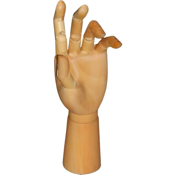 Manequim Sinoart Magnético Articulado Mão 30cm Esquerda Imagem de Manequim Sinoart Magnético Articulado Mão 30cm Esquerda