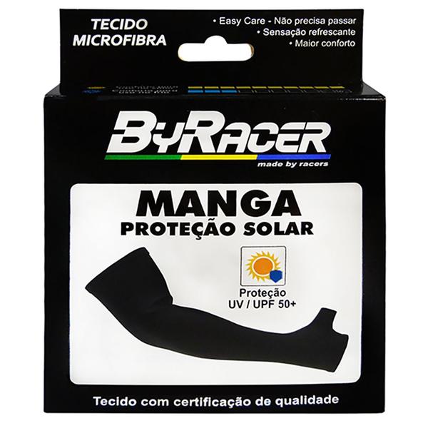 Imagem de Manga de Proteção Solar com Polegar UV50+ ByRacer - Cor Preta - Tamanho 2G