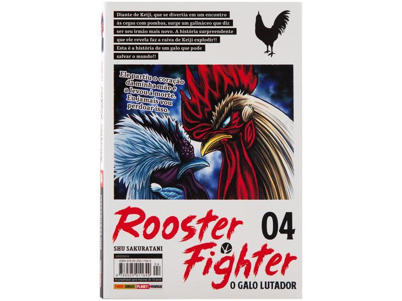 Imagem de Mangá Rooster Fighter O Galo Lutador Panini