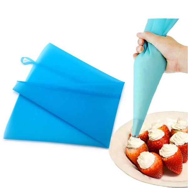 Imagem de Manga Saco para Confeitar de Silicone Reutilizável Confeitaria Confeiteiro Cozinha Decoração