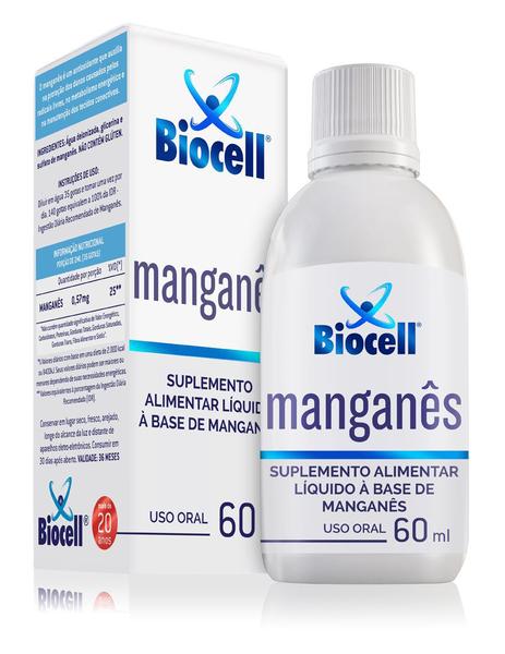 Imagem de Manganês Biocell - Suplemento Alimentar Líquido Sublingual