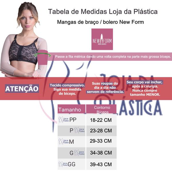 Imagem de Mangas Cirurgia Plástica Lipo Braços Braquioplastia New Form