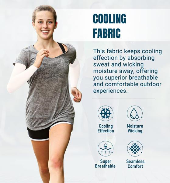 Mangas de braço Aegend Sun Protection Cooling Compression Pretas Imagem de Mangas de braço Aegend Sun Protection Cooling Compression Pretas