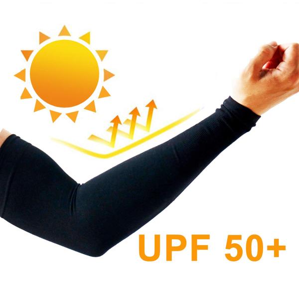 Imagem de Mangas de braço PFFY UV Protection Cooling UPF 50+ para homens e mulheres