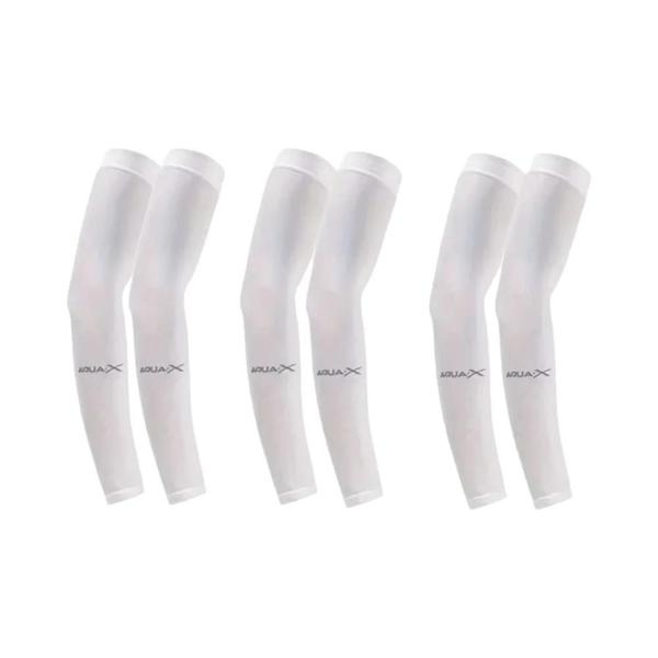 Mangas de Proteção UV Respiráveis - 3 Pares para Esportes e Atividades ao Ar Livre Imagem de Mangas de Proteção UV Respiráveis - 3 Pares para Esportes e Atividades ao Ar Livre