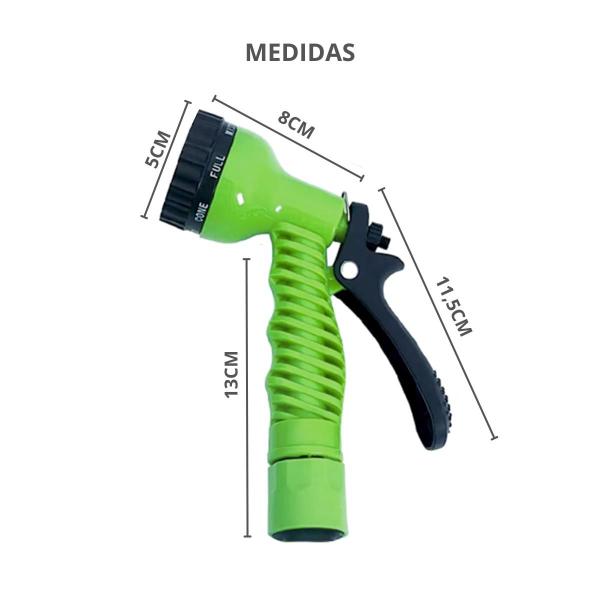 Mangueira 30m Retrátil de Jardim com Pistola de 6 Tipos de Jato - FSS Variedades Imagem de Mangueira 30m Retrátil de Jardim com Pistola de 6 Tipos de Jato