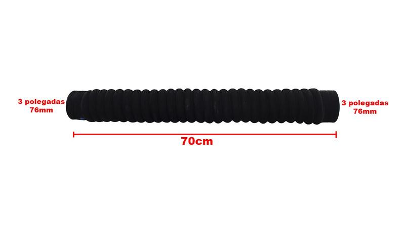 Imagem de Mangueira Adaptação Água / Ar Intercooler 3Pol 76mm X 70mm