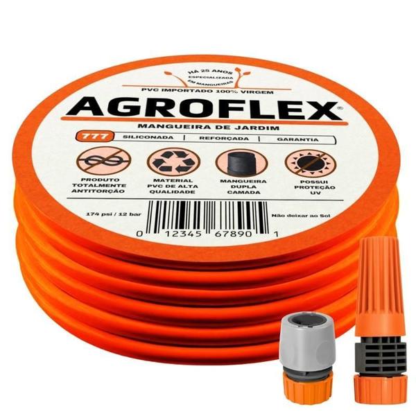 Imagem de Mangueira Agroflex 100 M Com Kit Esg. E Engate Tramontina