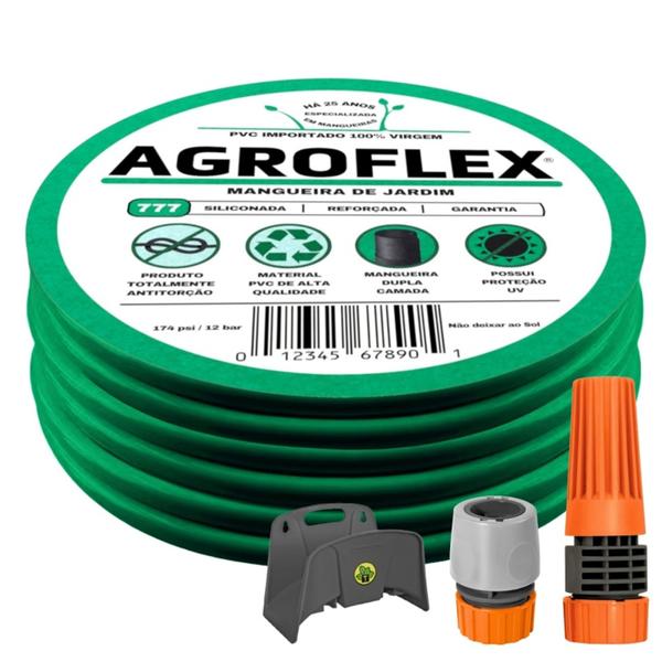 Imagem de Mangueira AgroFlex 30 M com Suporte Tramontina