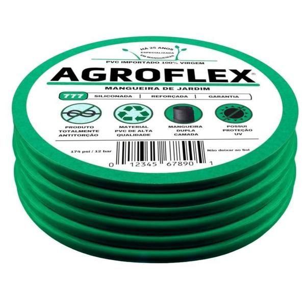 Mangueira Agroflex 40 Metros Com Enrolador Tramontina Imagem de Mangueira Agroflex 40 Metros Com Enrolador Tramontina