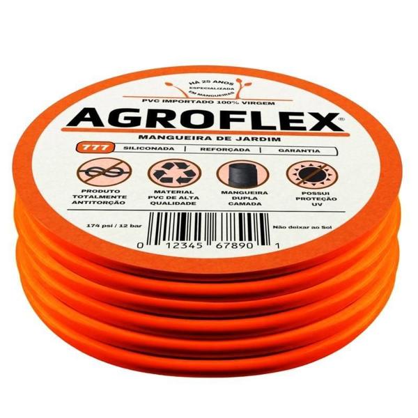 Imagem de Mangueira Agroflex 50Mts Com Kit Esg. E Engate Tramontina