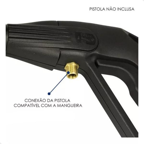 Imagem de Mangueira Alta Pressão Lavor C Engate Nylon Lavadora - 5 Mts